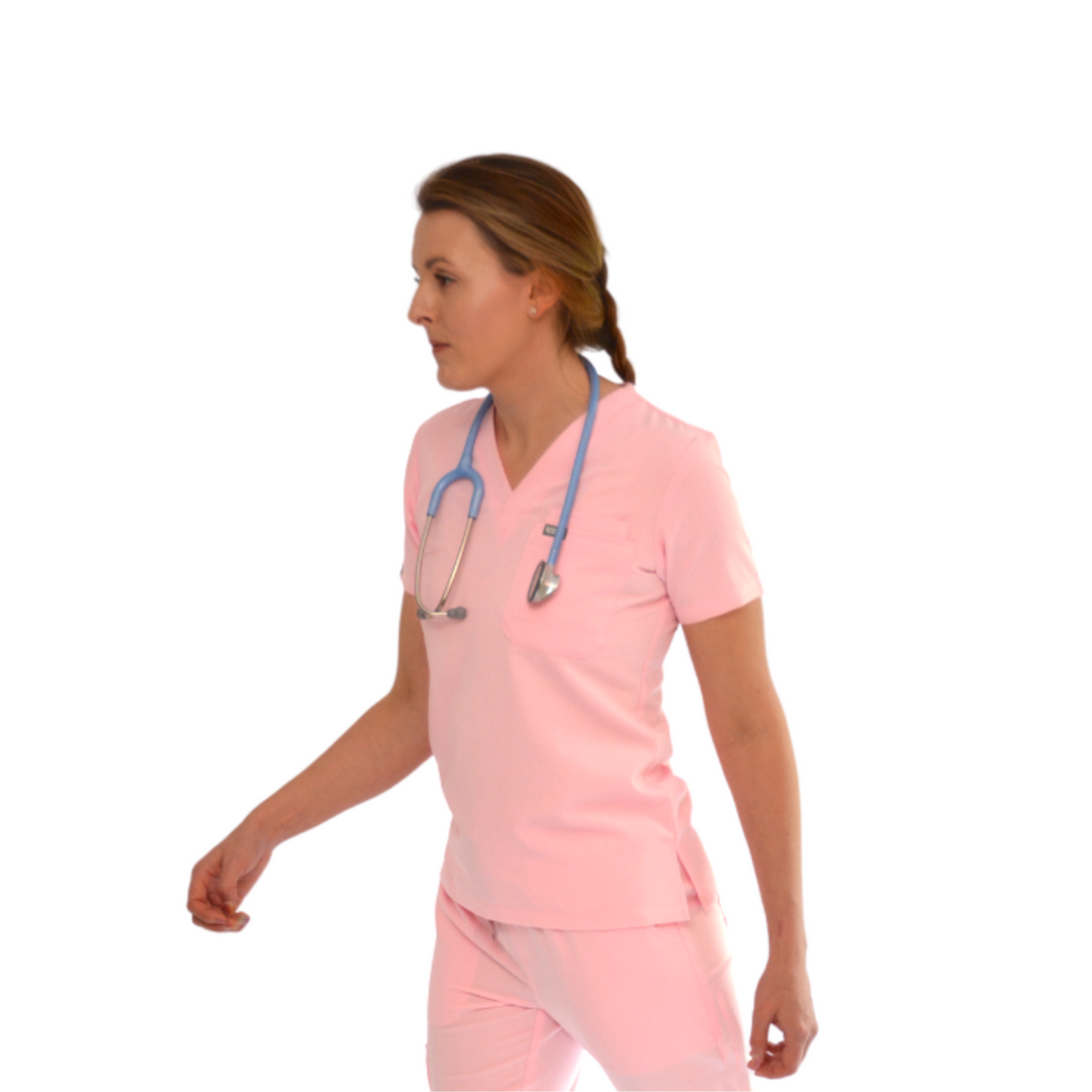 Peony Pink Scrubs - Peony Pink Scrubs Collection - Fit For Icons