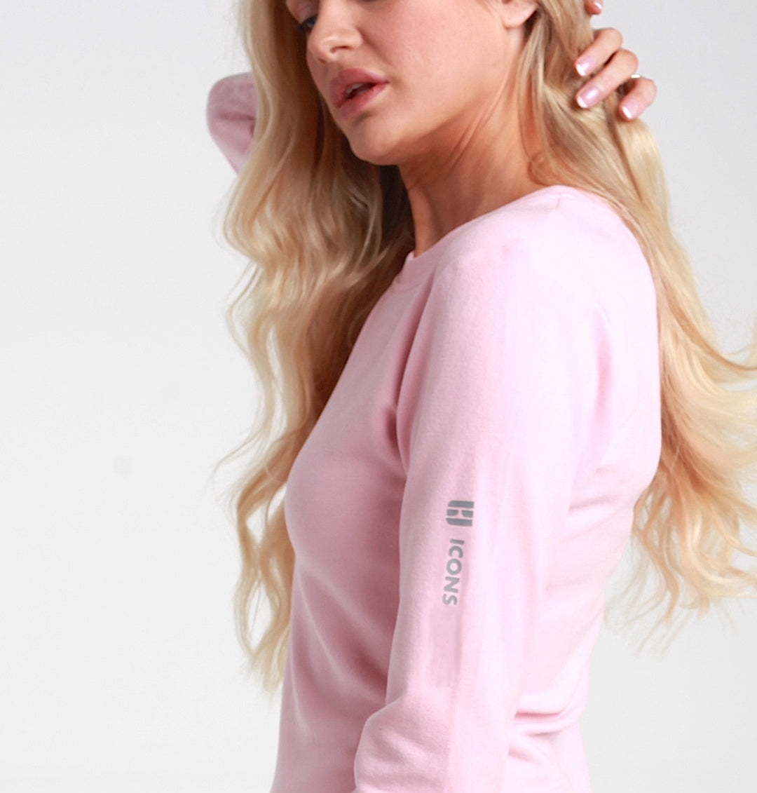 Long Sleeve Scrubs - Long Sleeve Pink Scrubs - Fit For Icons