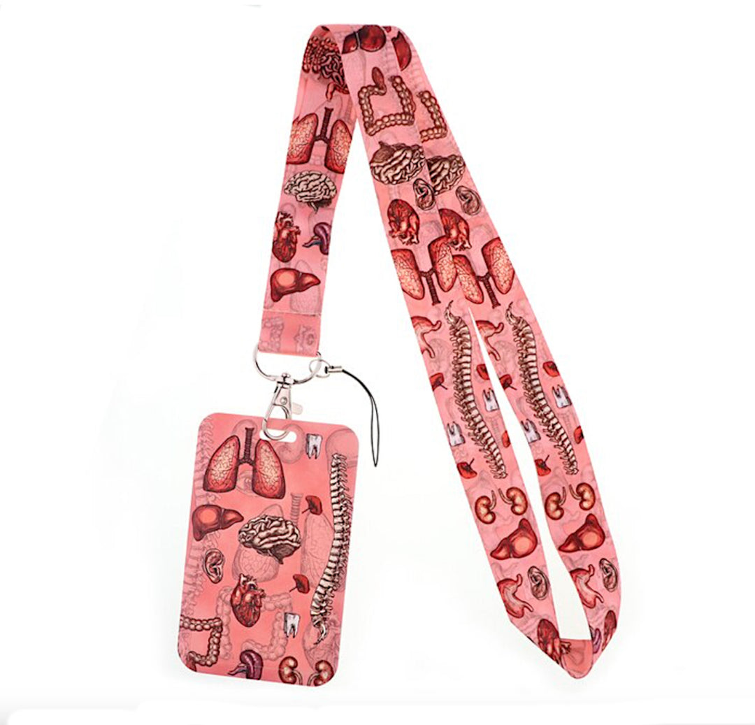 Anatomy Lanyard ID Card Holder - ID Card Holder - Fit For Icons