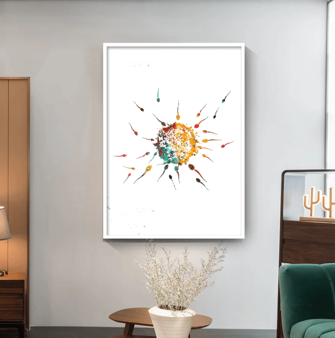 Human Egg Postern - Egg Fertilizations Poster - Fit For Icons