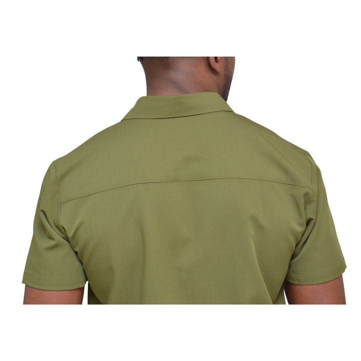 Alex Polo Scrub Top - Sherwood Green - Fit For Icons