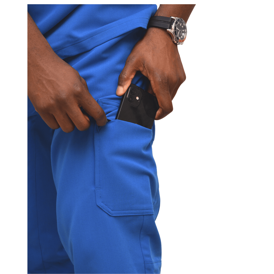 Blue Scrub Trousers - Men's Scrub Trousers - Fit For Icons
