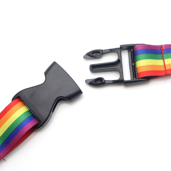 Rainbow Pride Lanyard & Detachable ID Badge Holder