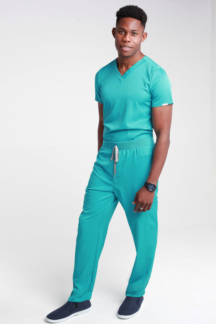 Blake Scrub Trousers - Teal Blake Scrub Trousers - Fit For Icons