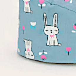  White Rabbits Scrub Cap - Elasticated Scrub Cap - Fit For Icons