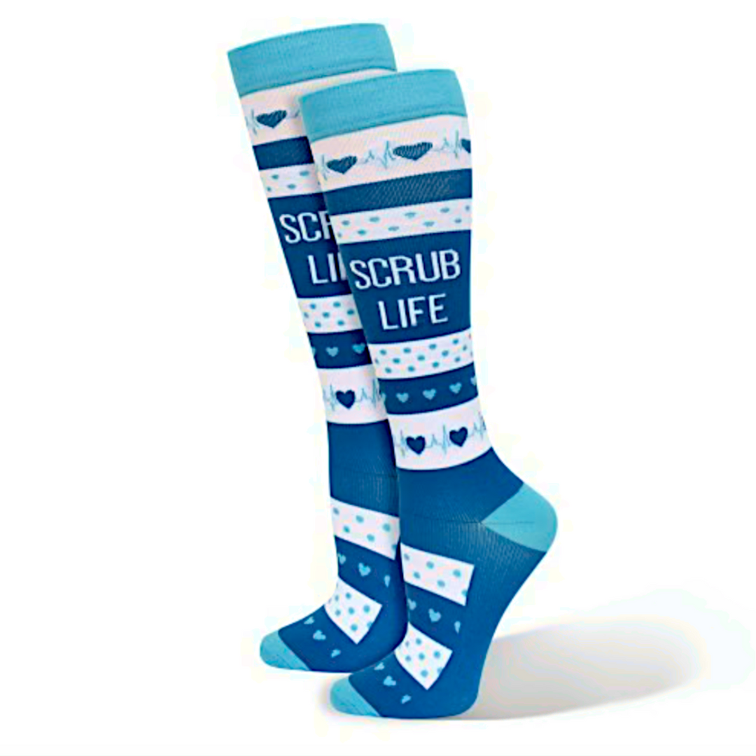 Men's Scrub Socks - Printed Scrub Socks - Fit For Icons