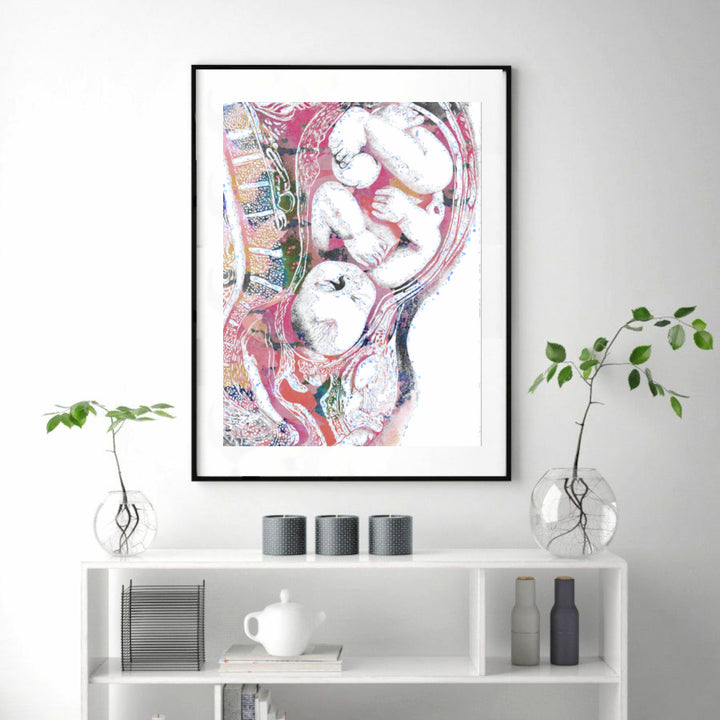 Pregnancy Full Art Poster | Term Wall Art Poster | Fit For Icons