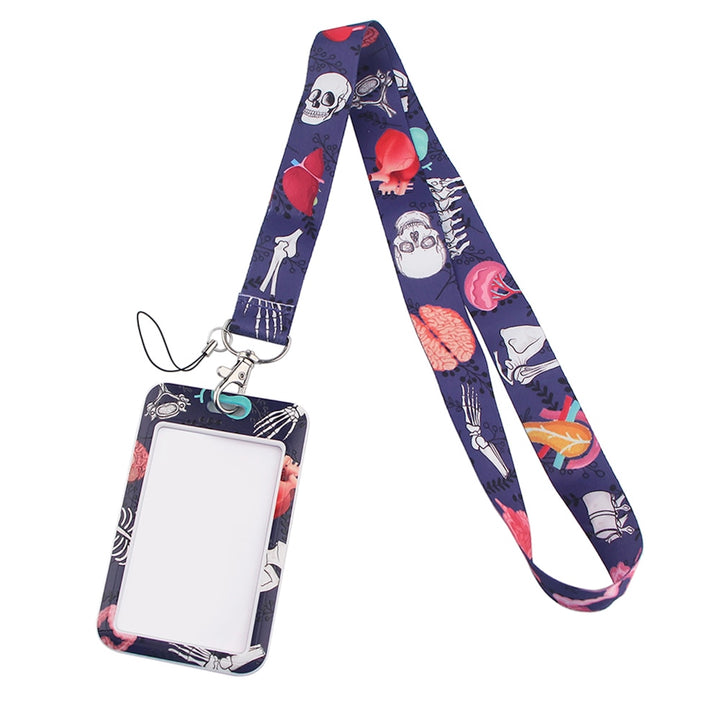 ID Badge Holder - Anatomical Lanyard ID Badge Holder - Fit For Icons