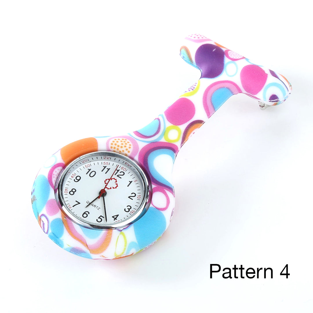 Psychedelic Patterned Fob Watch