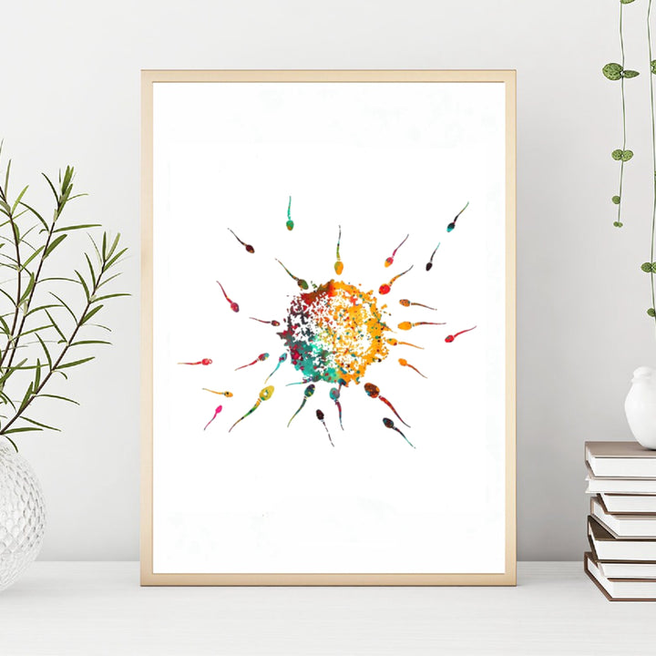 Human Egg Postern - Egg Fertilizations Poster - Fit For Icons