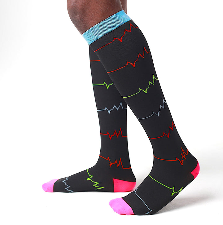 Black Compression Socks | Black ECG Socks | Fit For Icons