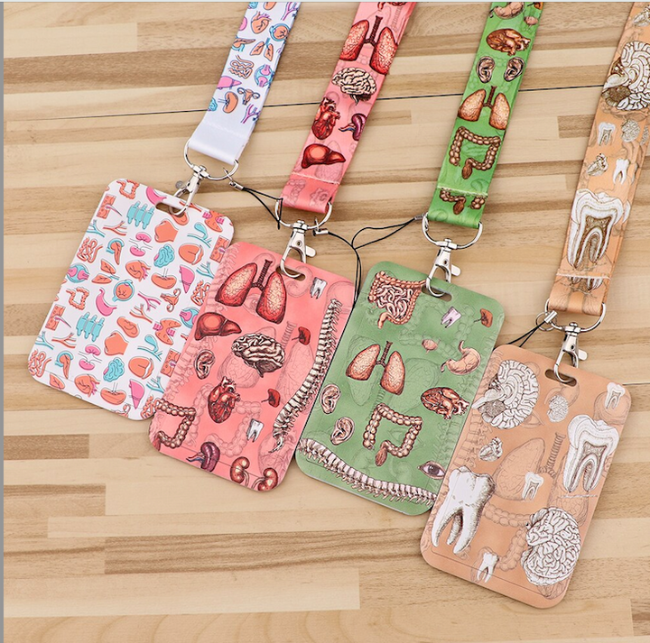 Anatomy Lanyard ID Card Holder - ID Card Holder - Fit For Icons