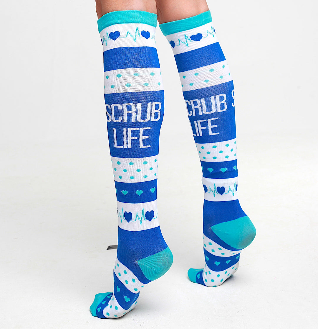 Men's Scrub Socks - Printed Scrub Socks - Fit For Icons