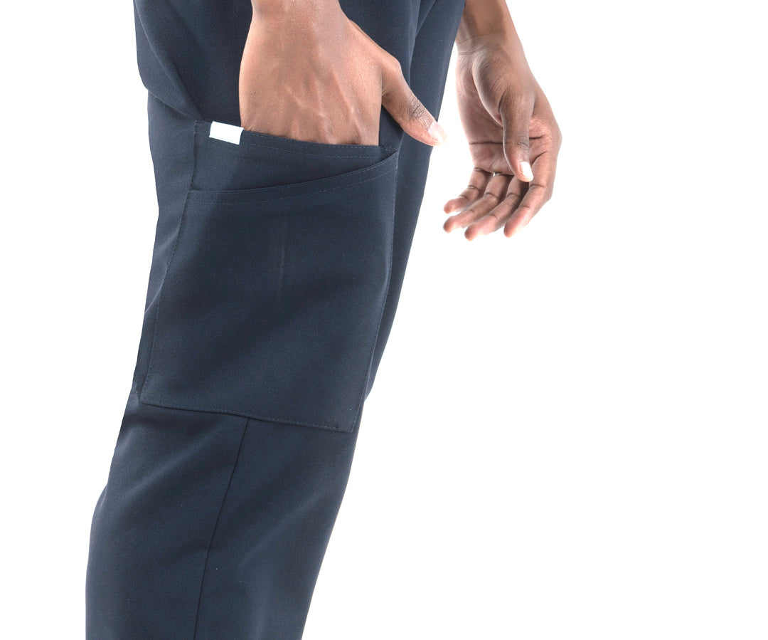 Ted Scrub Trousers - Midnight Navy