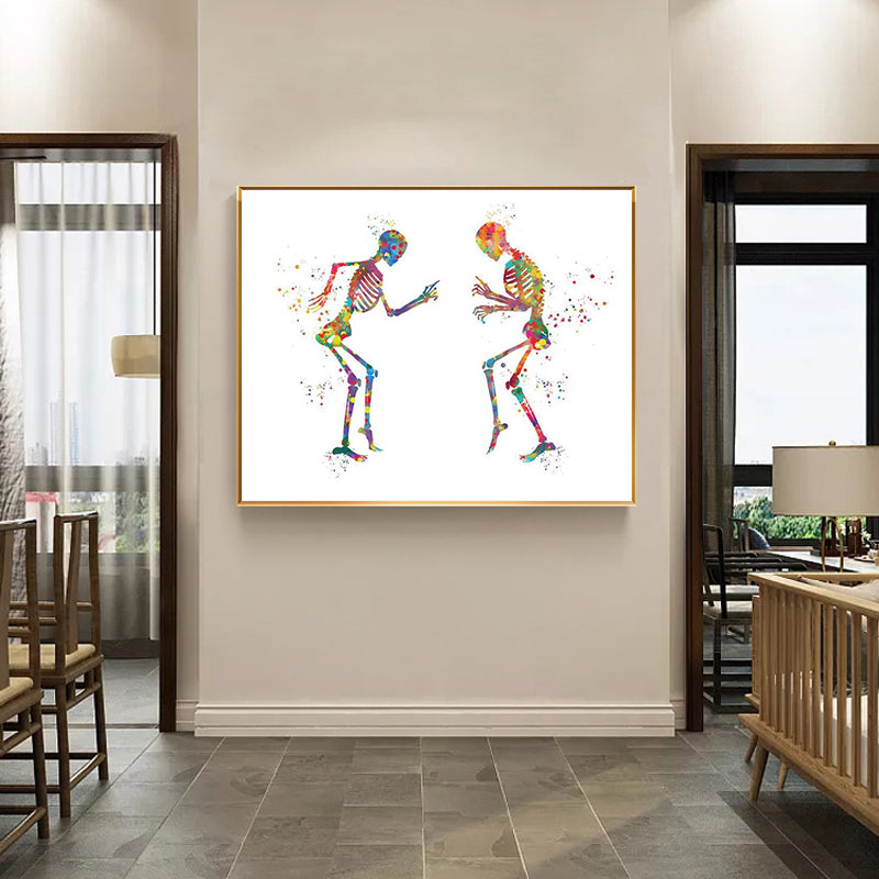 Human Skeleton Dancing  Poster