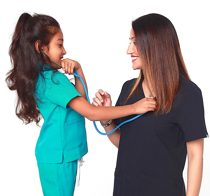 Children's Scrubs Top - Kids Scrubs Top - Fit For Icons