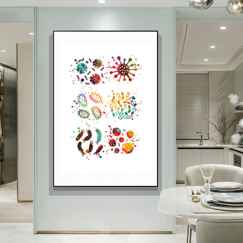 Bacteria Wall Art | Multiple Wall Poster | Fit For Icons