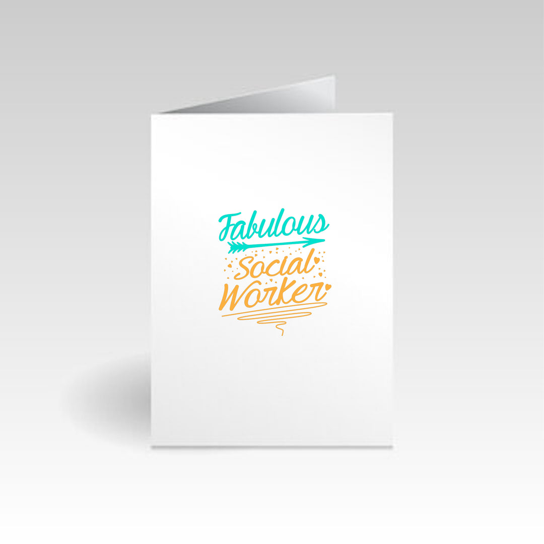 Fabulous Social Worker- Occasion Card