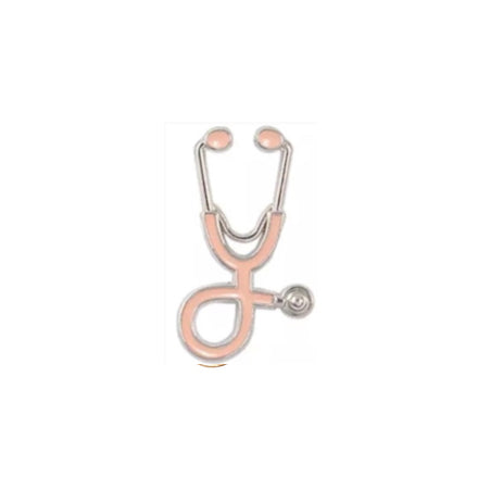 Silver Stethoscope Pin Brooch - Stethoscope Brooch - Fit For Icons